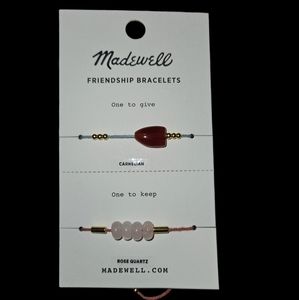 Madewell crystal friendship bracelets